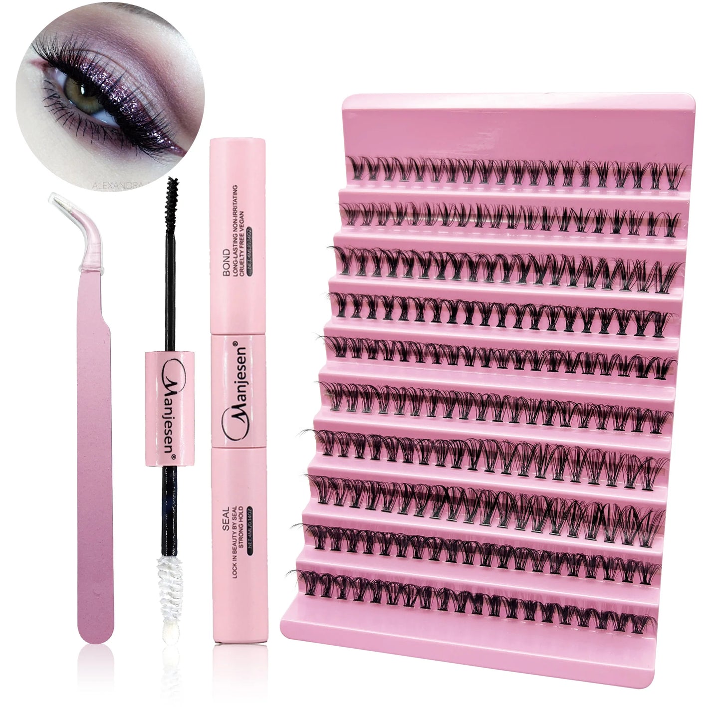 ensemble complet pour faux cils